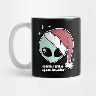 Santa's Little Space Invader Mug